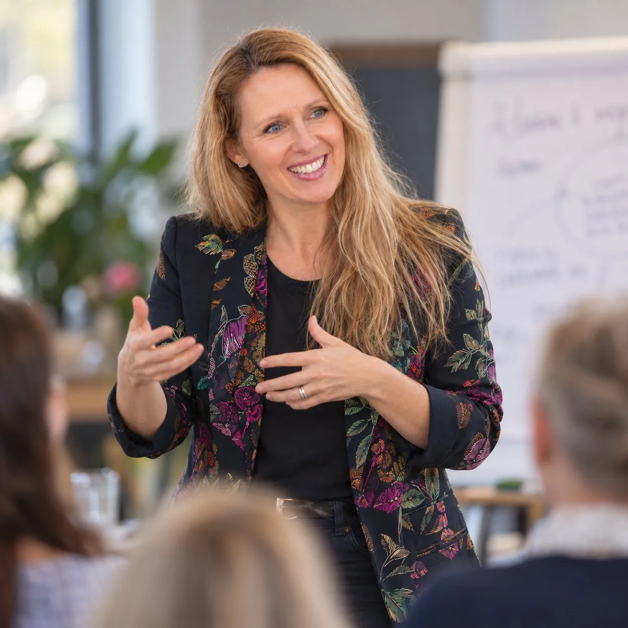 Kirsten leading a masterclass